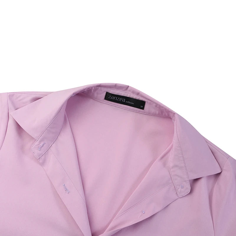 Costume Élégant Femme – Ensemble Chemise Oversize & Pantalon