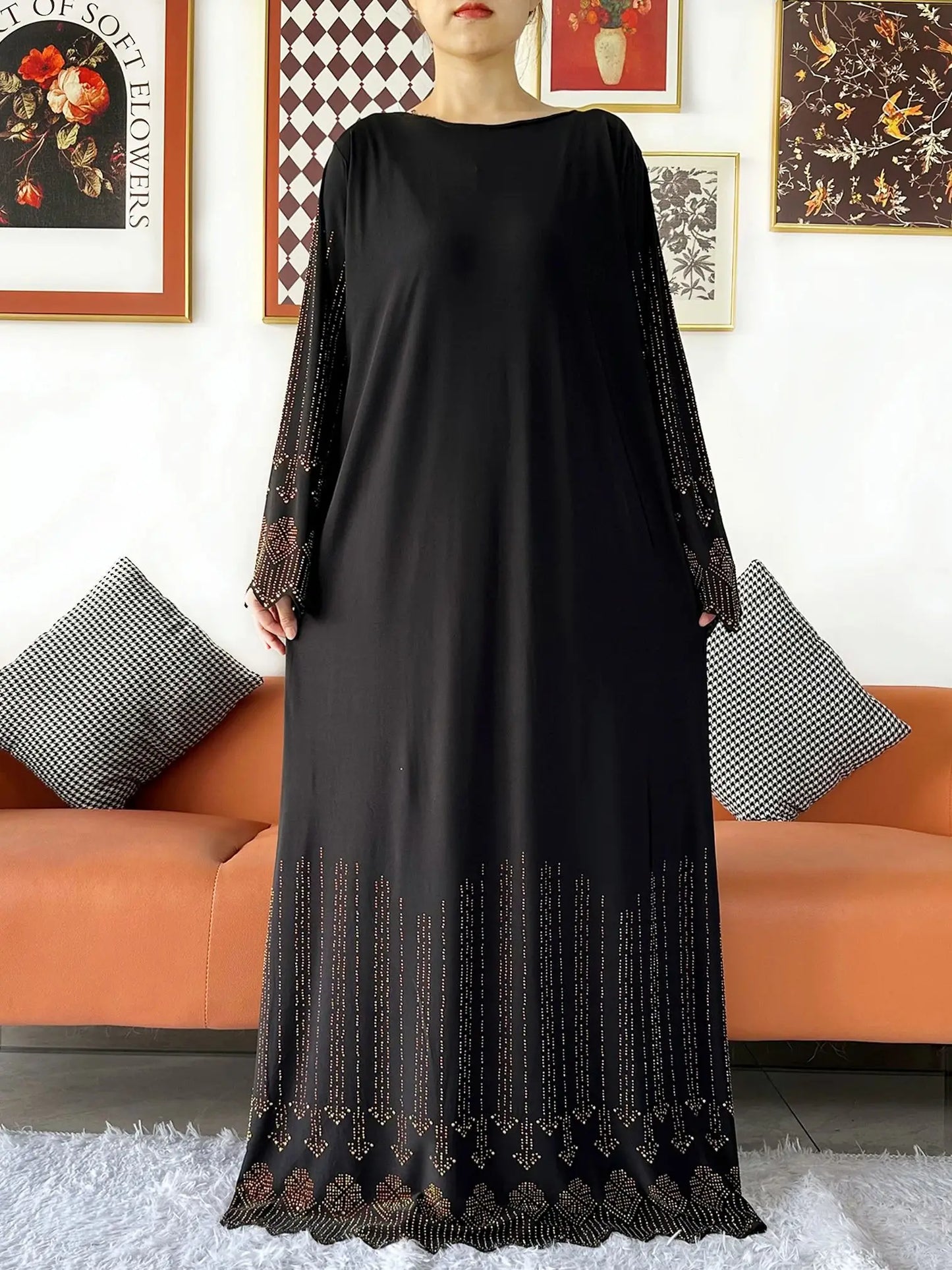 Ensemble de deux pièces Hijab Vêtements de prière Ensemble Abaya musulman Vêtements de prière pour femmes