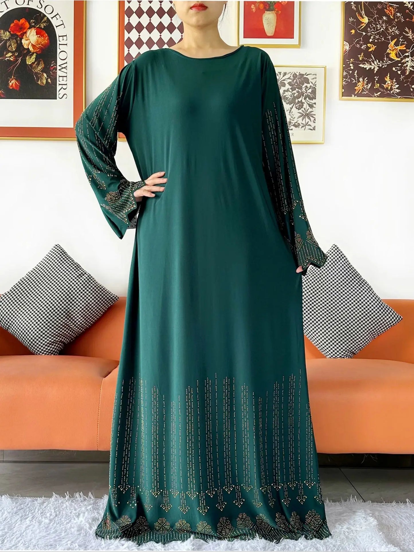 Ensemble de deux pièces Hijab Vêtements de prière Ensemble Abaya musulman Vêtements de prière pour femmes